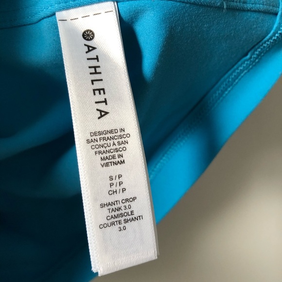 (SOLD) Athleta Shanti Crop Tank - Picture 5 of 8